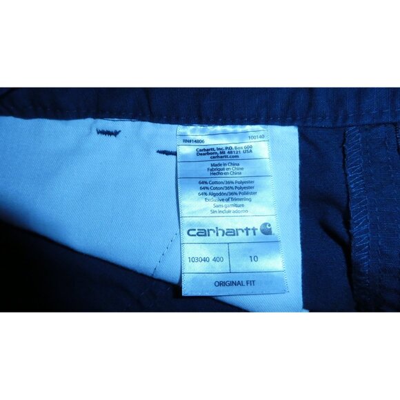2 x Carhartt Original Fit Smithville Short - Dark Indigo - Picture 8 of 13
